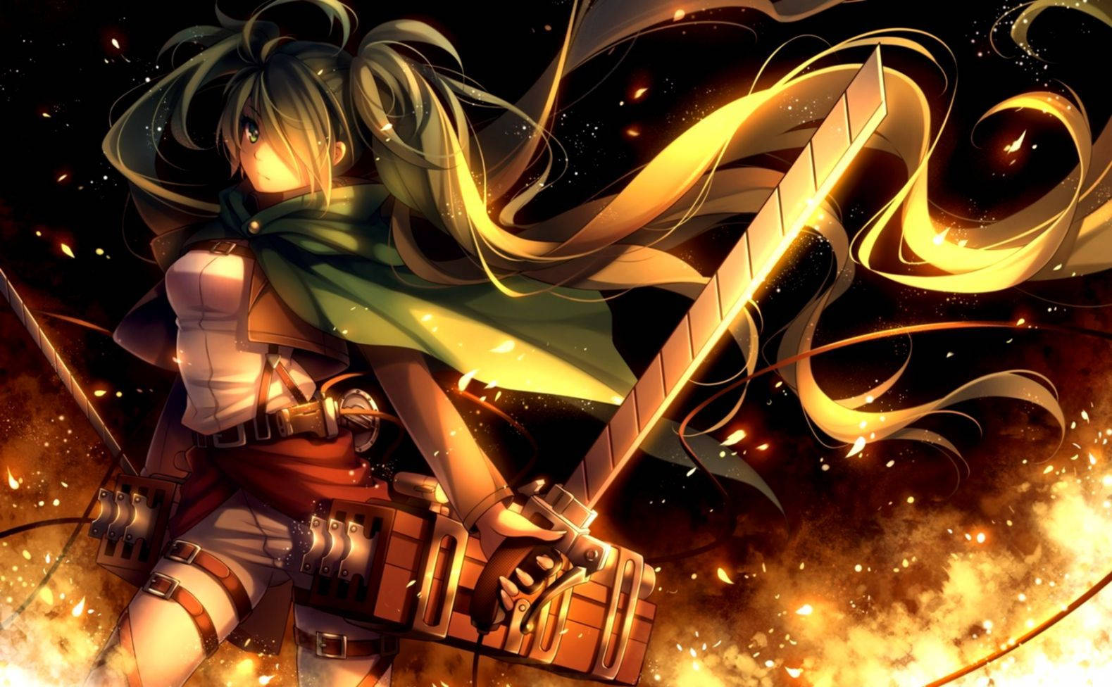 Vocaloidmiku Feuer Anime Wallpaper