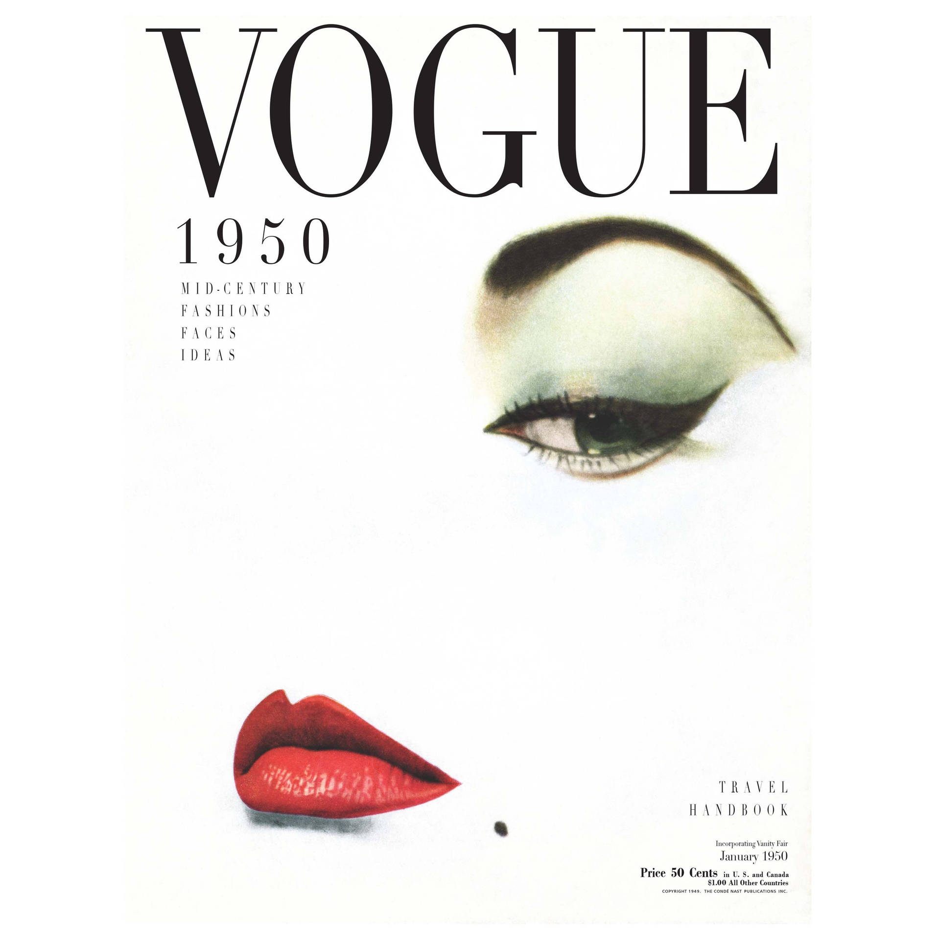 Vogue 1950 Cover Wallpaper