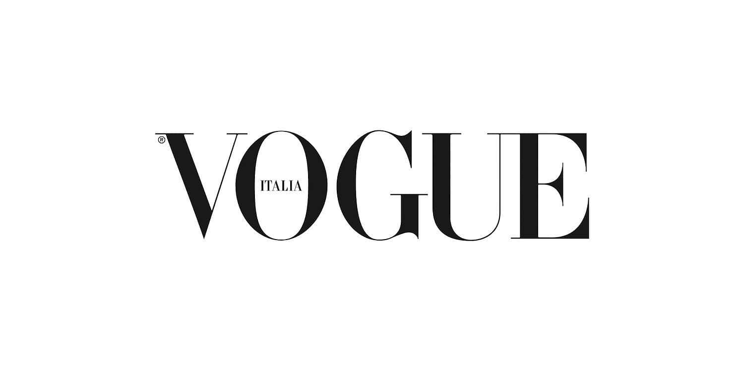 Vogue Italia Logo Blackand White Wallpaper