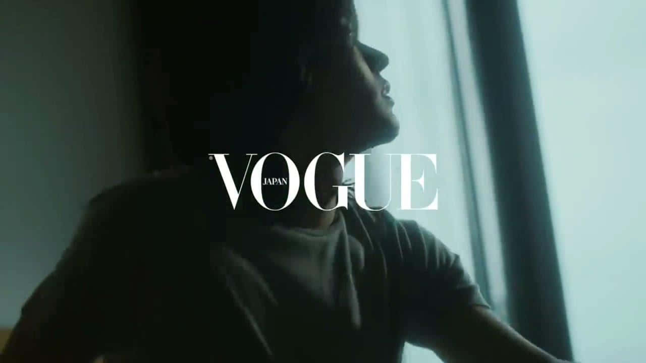 Vogue Japan Logo Overlay Wallpaper