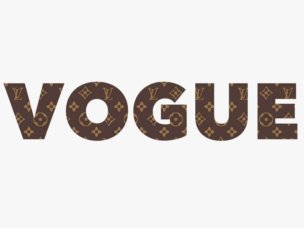 Vogue Logo Displaying Elegant Typography Wallpaper