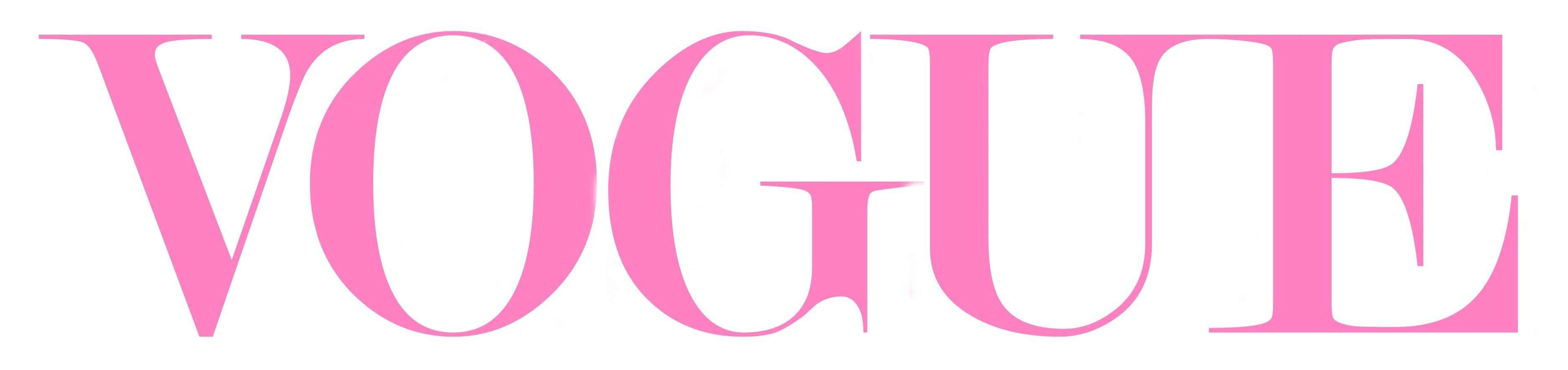 Vogue Magazine Logo Pink Wallpaper