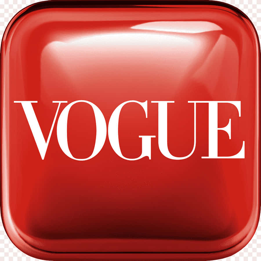 Vogue Magazine Logo Red Background Wallpaper