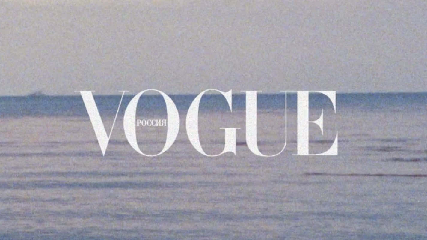 Vogue Magazine's Elegant And Influential Logo Wallpaper