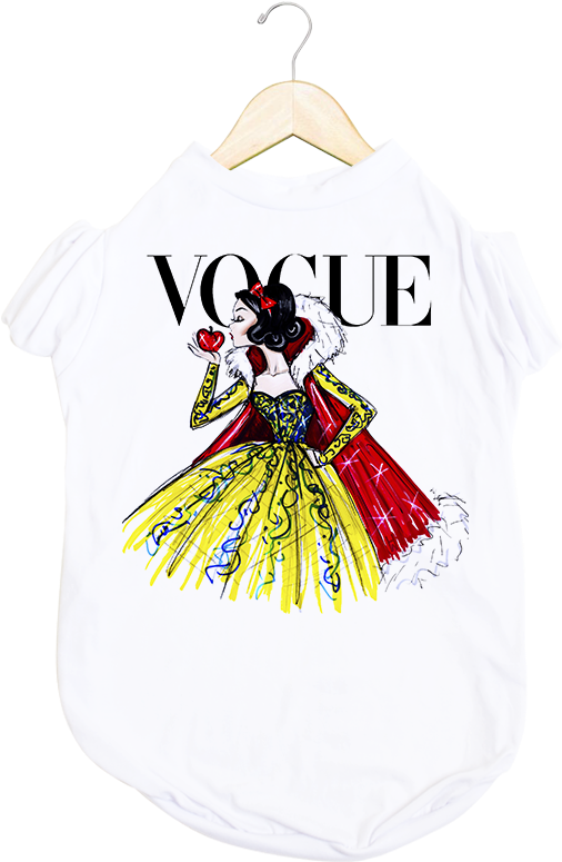 Vogue Snow White Baby Onesie PNG