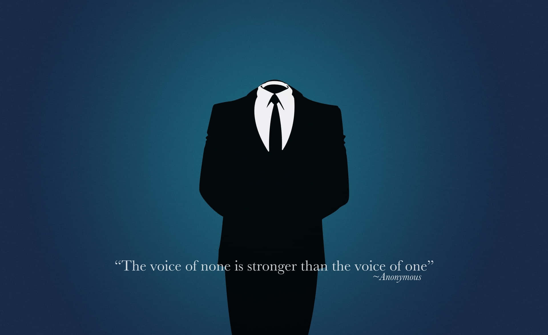 Voice Of None Invisible Man Art Quote Wallpaper