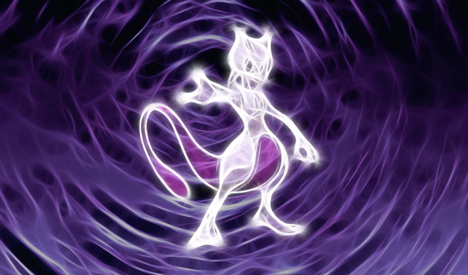 Void Shiny Mewtwo Wallpaper