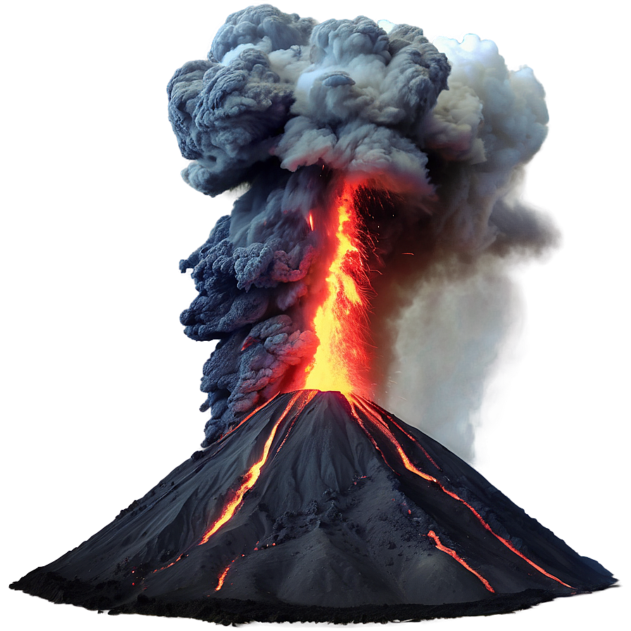 Volcanic Eruption Explosion Png Hal6 PNG