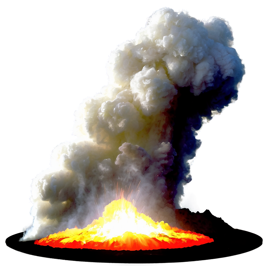 Volcanic Eruption Fire Png A PNG