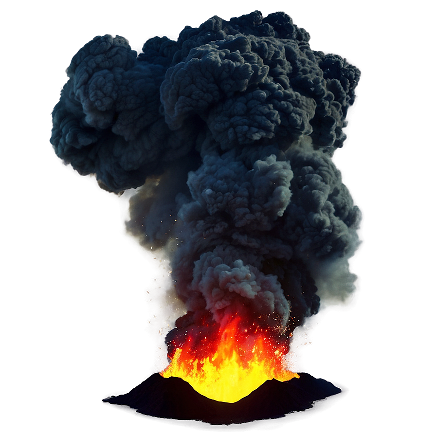 Volcanic Eruption Fire Png C PNG