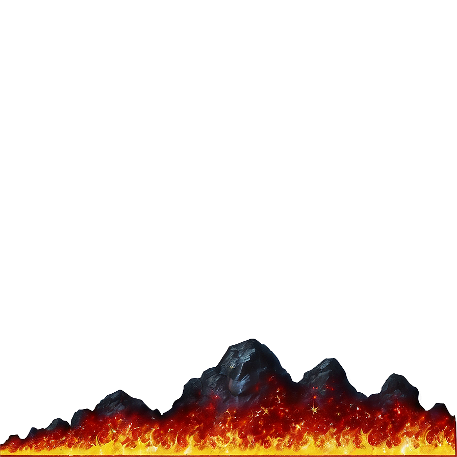 Volcanic Fire Border Png Sxl PNG