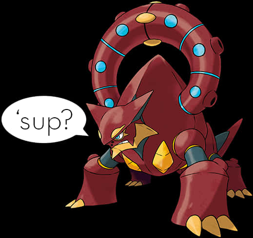 Volcanion Sup Greeting PNG