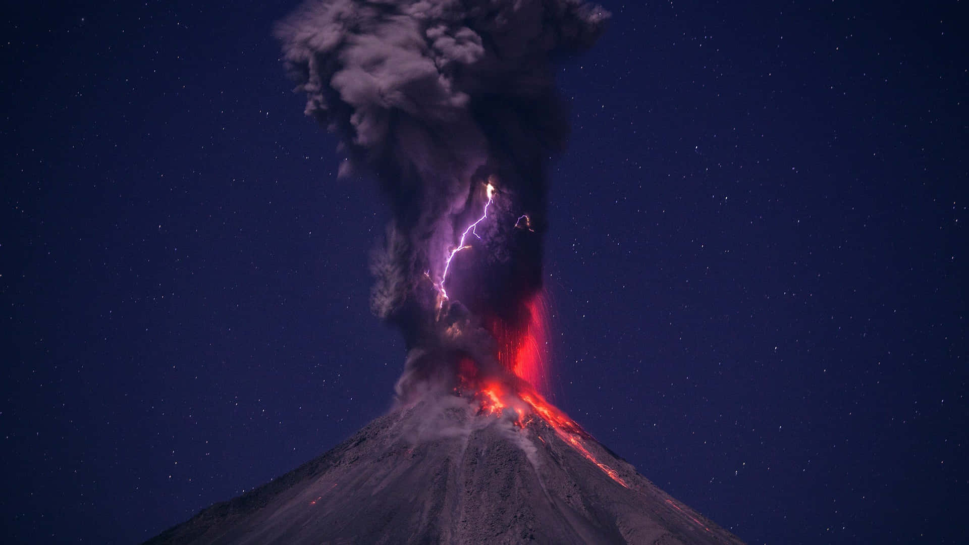 Diemajestätische Schönheit Von Vulkanen