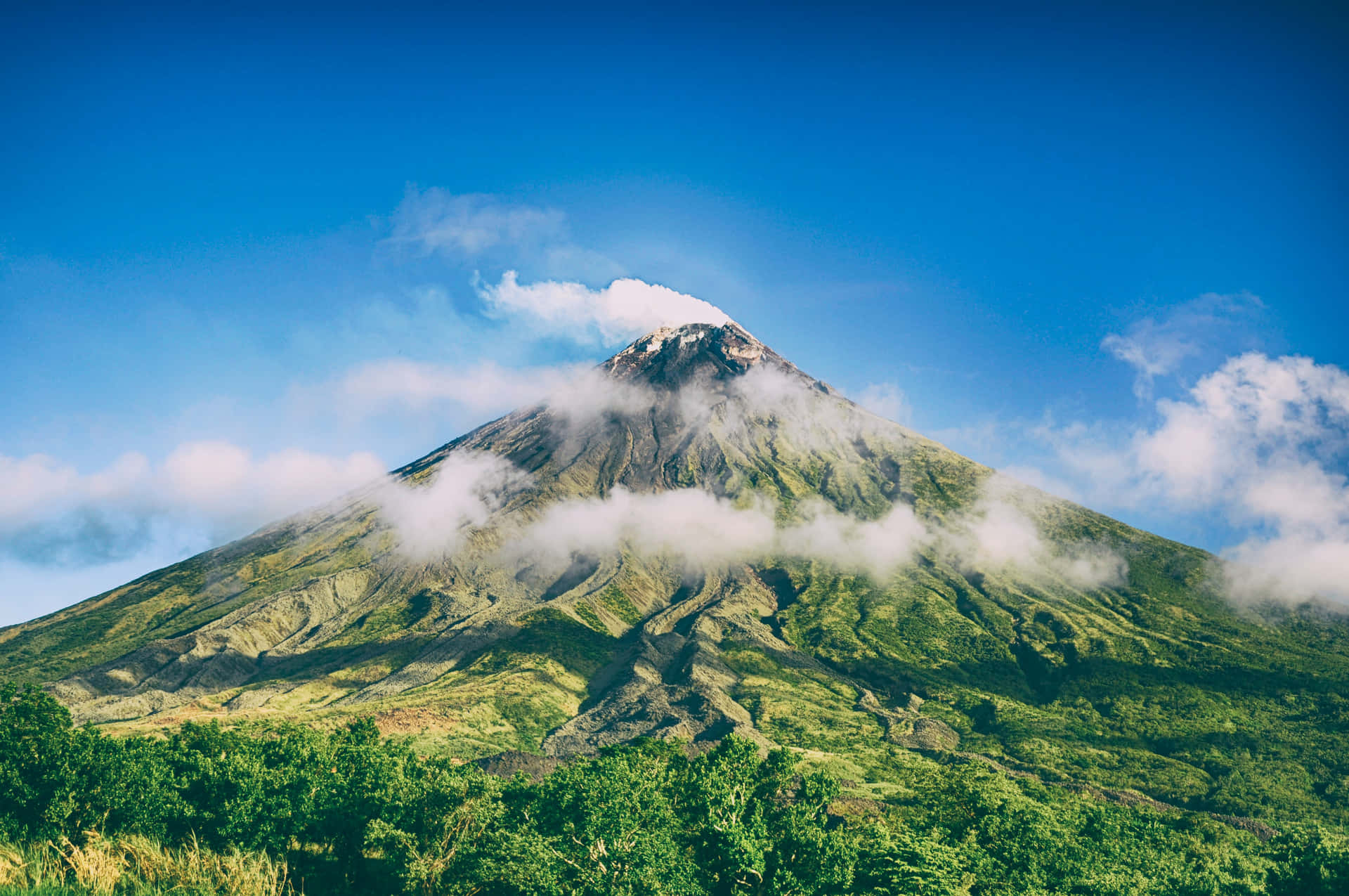 Natural Beauty Of Volcano