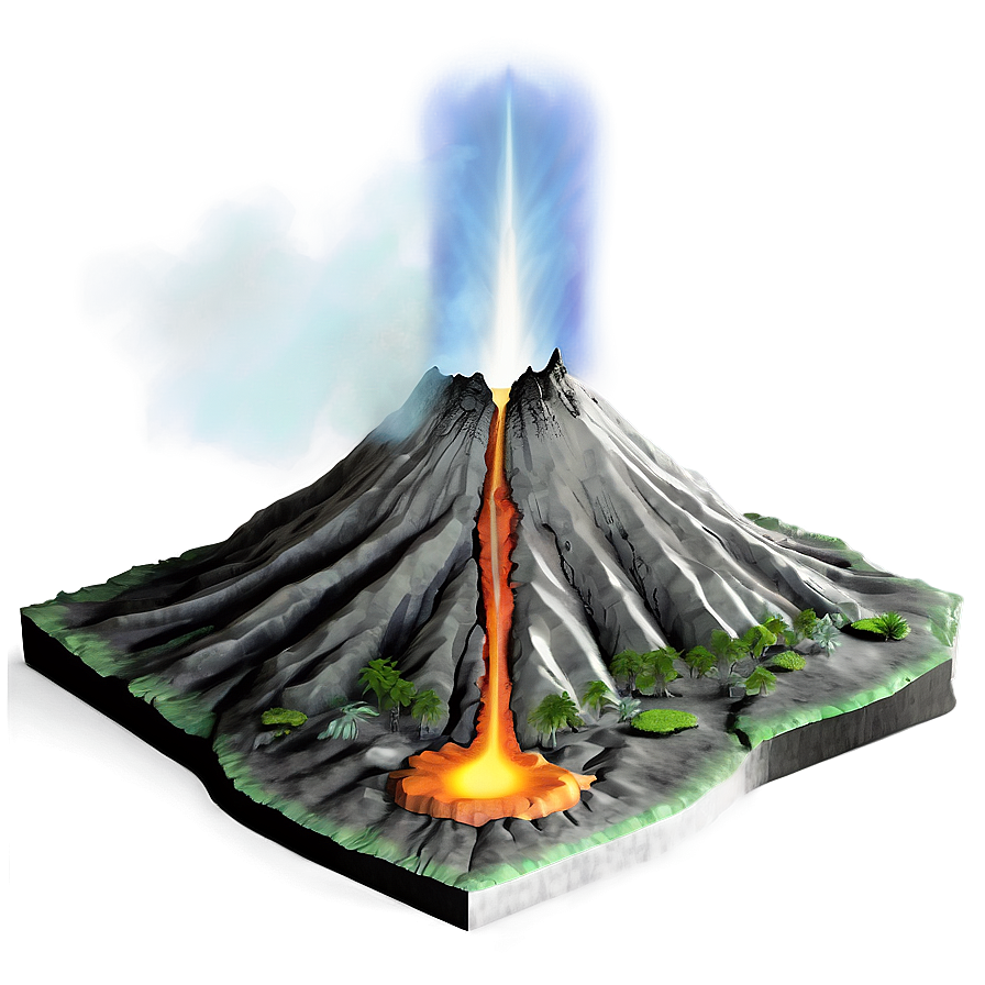Volcano Geological Formation Png 05232024 PNG