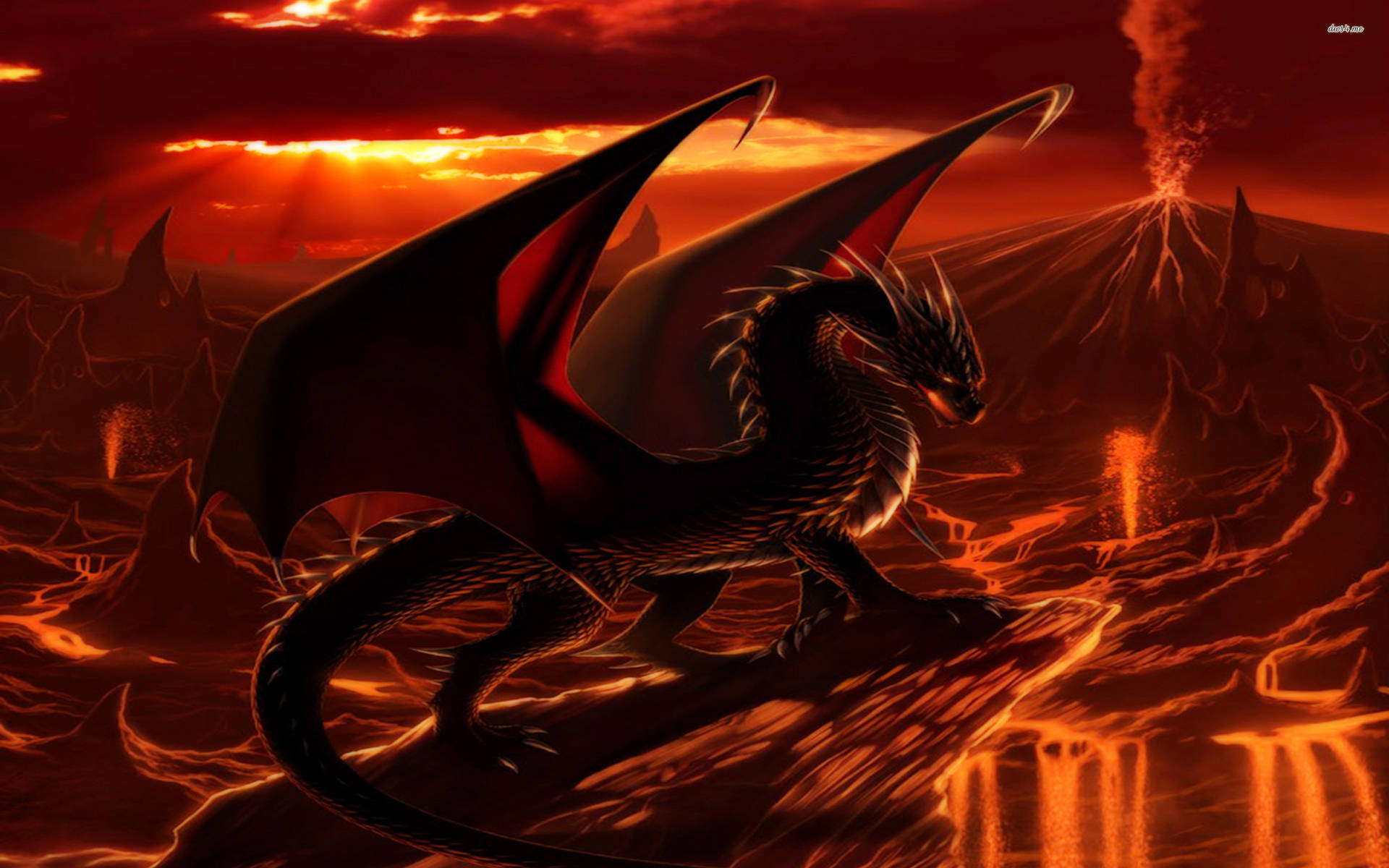 Volcano Lava Dragon