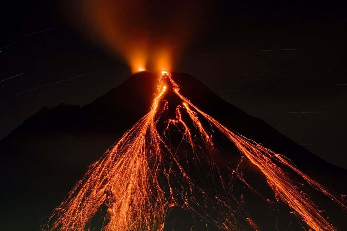 'Majestic Volcano in All Its Glory'