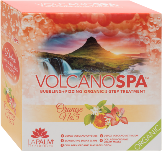 Volcano Spa Organic5 Step Treatment Box PNG