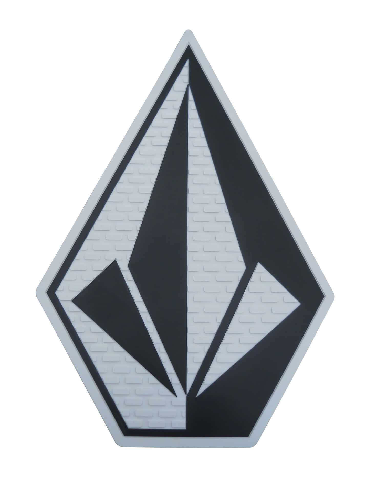 Volcom Logo Embossed Metal Badge Wallpaper