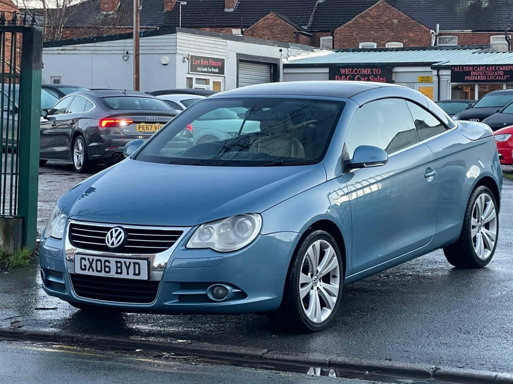 Volkswagen Eos Décapotable Garée Fond d'écran