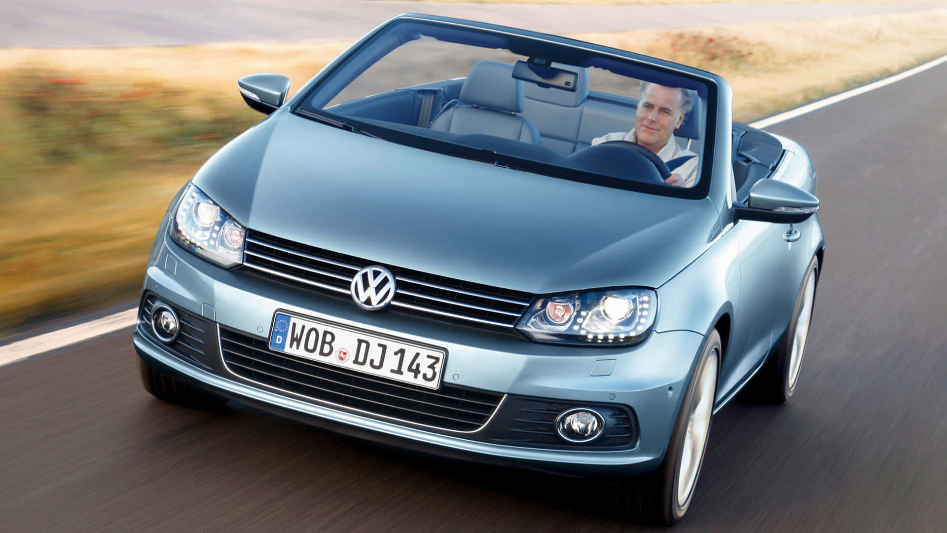 Volkswagen Eos Décapotable En Mouvement Fond d'écran