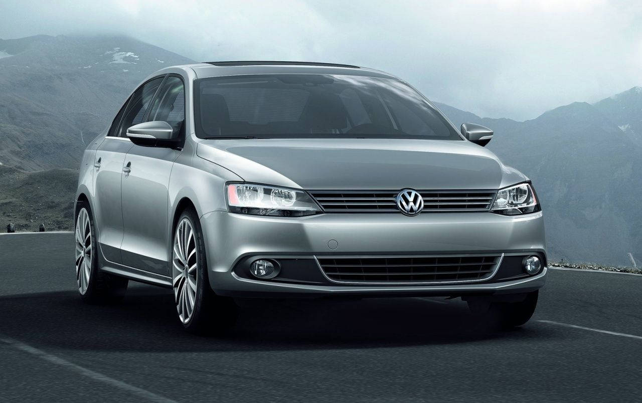 Drive stylishly with the Volkswagen Jetta Wallpaper