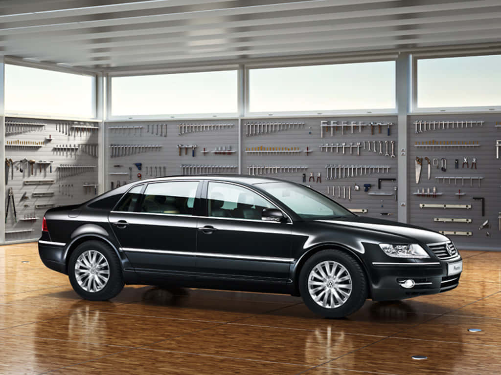 Showroom De Berline De Luxe Volkswagen Phaeton Fond d'écran