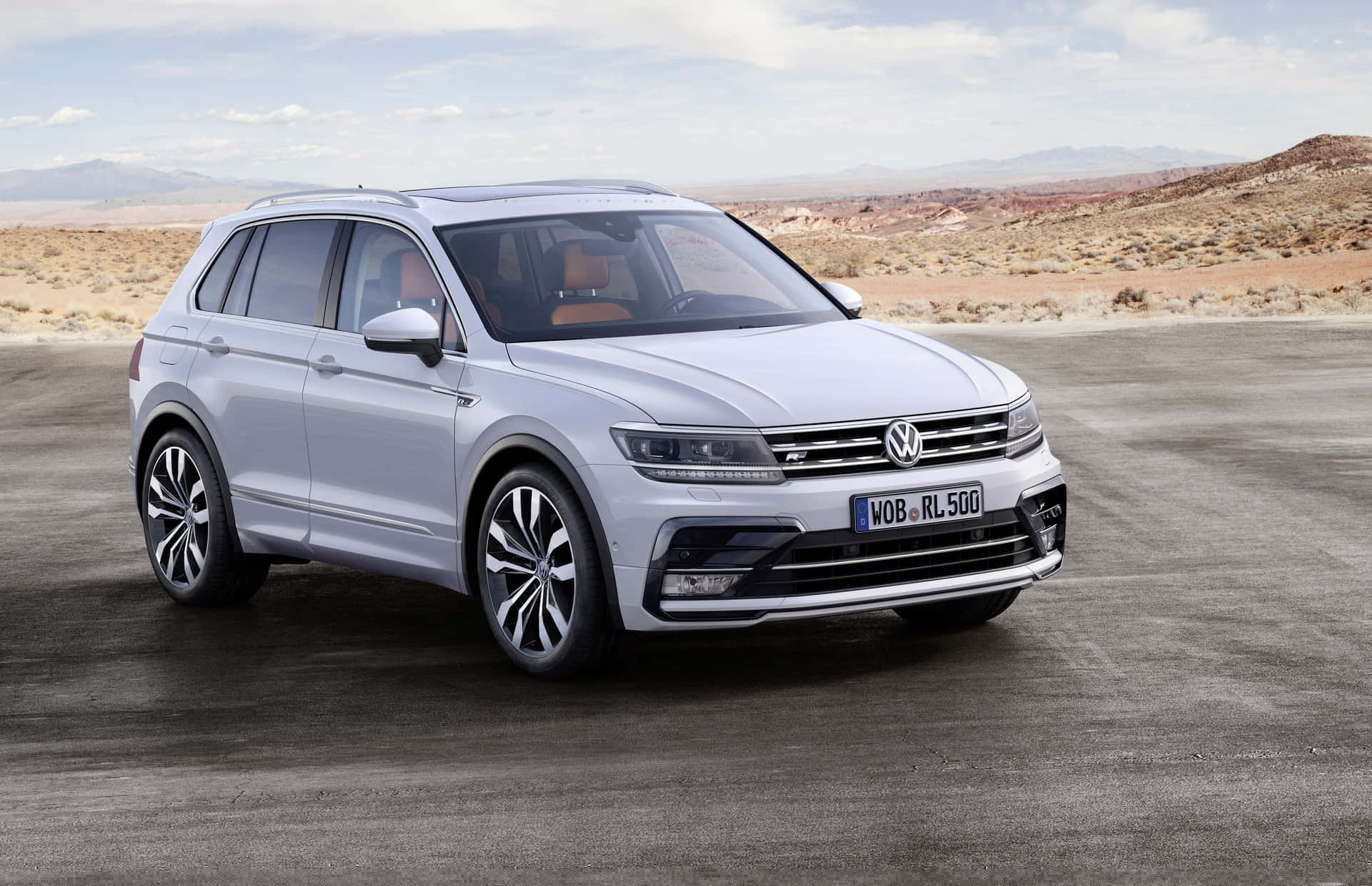 Volkswagen Tiguan Décor De Désert Fond d'écran