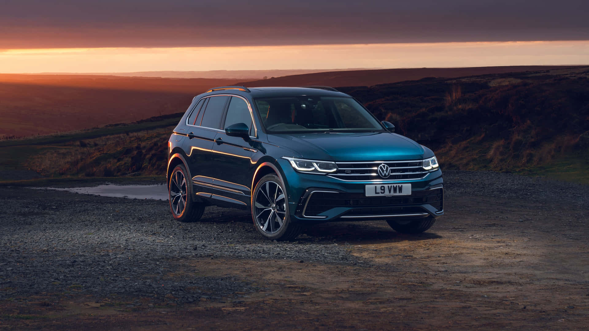 Volkswagen Tiguan Fond De Coucher De Soleil Fond d'écran