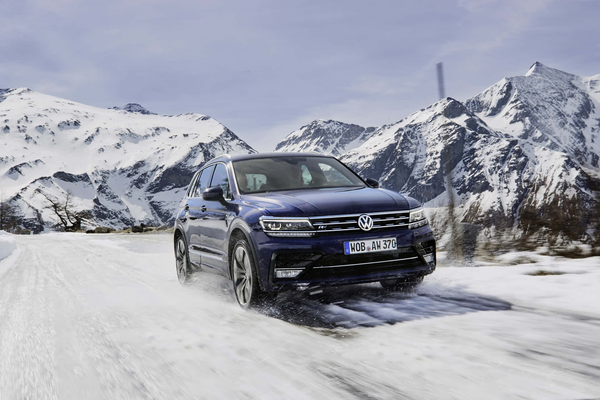 Volkswagen Tiguan Conduite D'hiver Fond d'écran