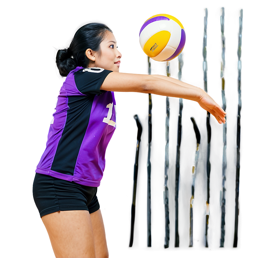 Volleyball Action Shot Png Irr52 PNG