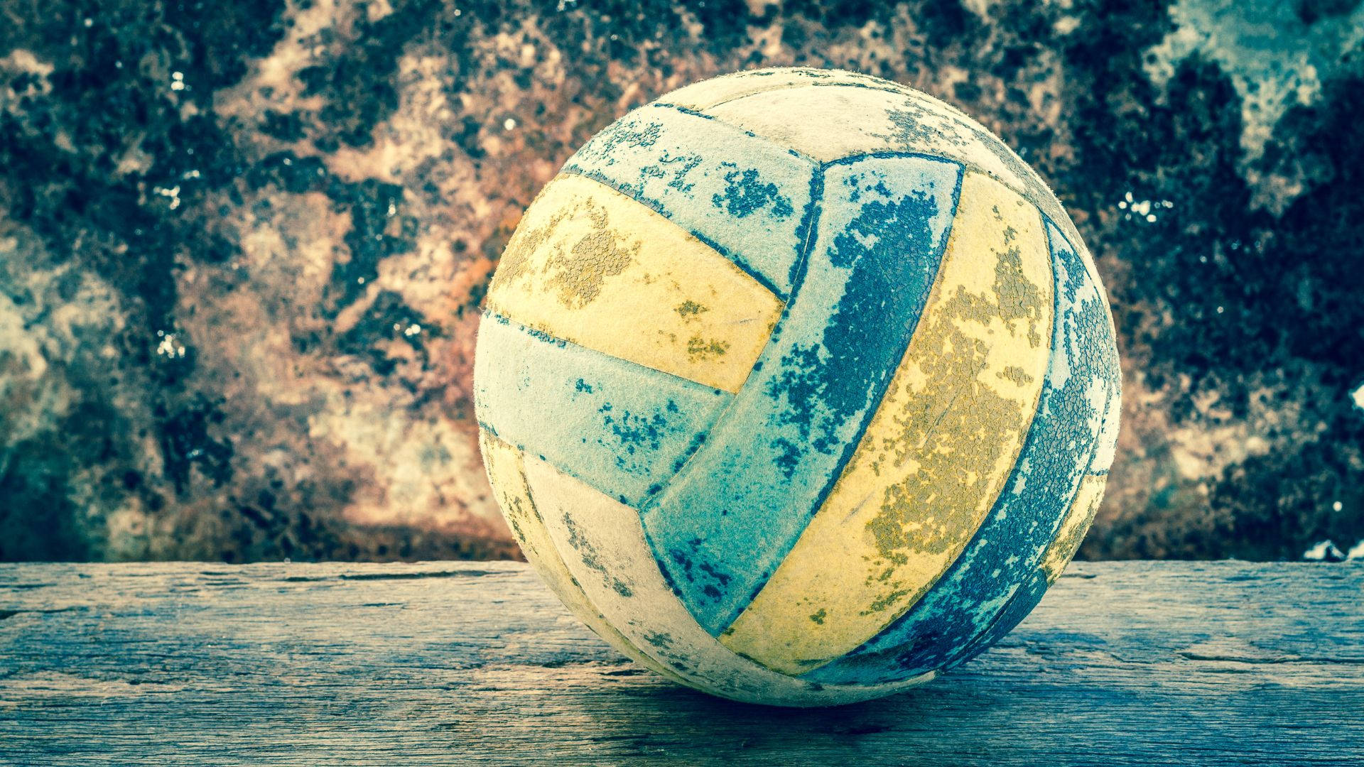 Bildmit Volleyball-ästhetik Das Spielfeld Überwinden. Wallpaper