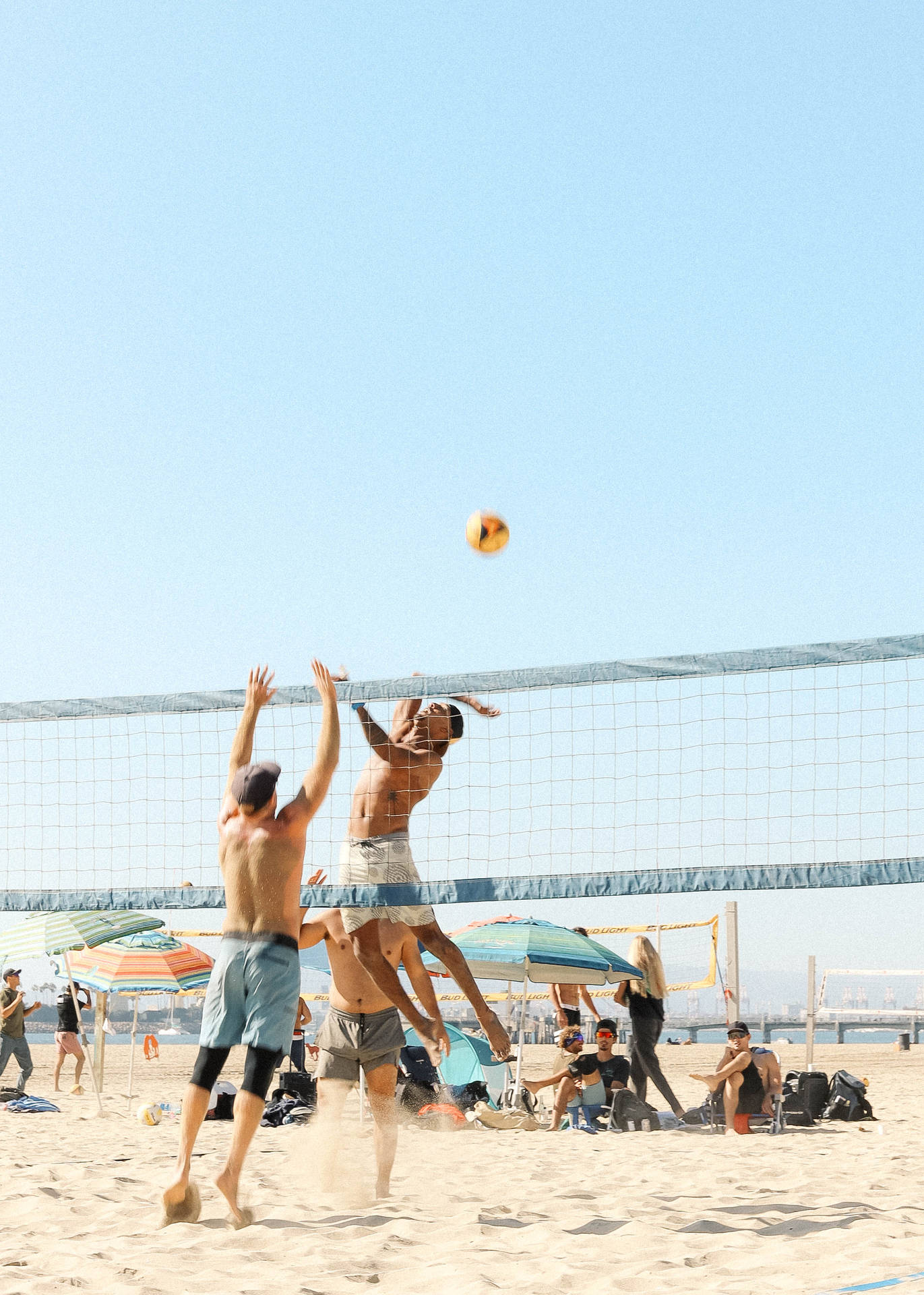 Volleyball At The Beach Wallpaper
