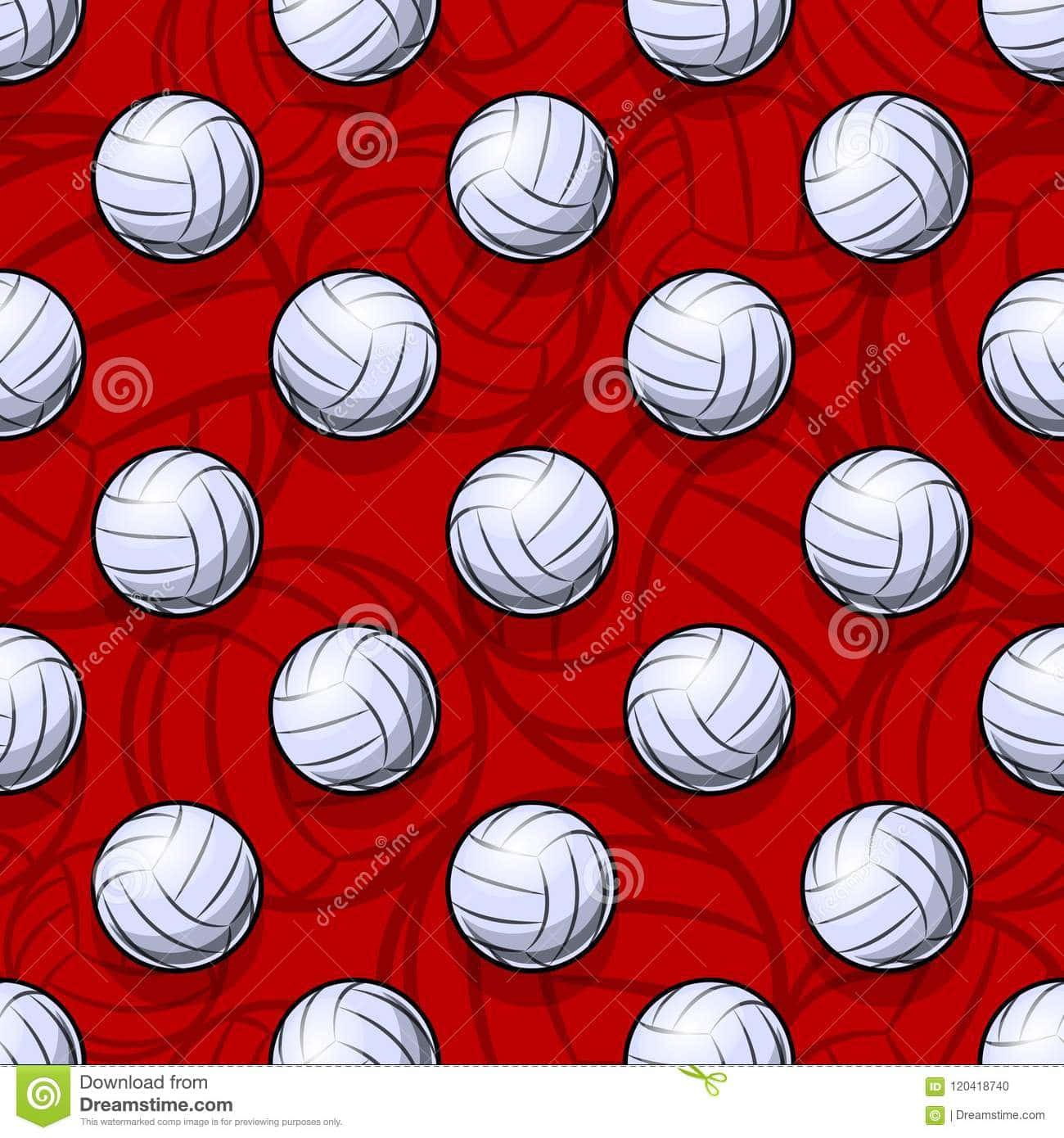 Perfectly-spun Volleyball Ball. Wallpaper