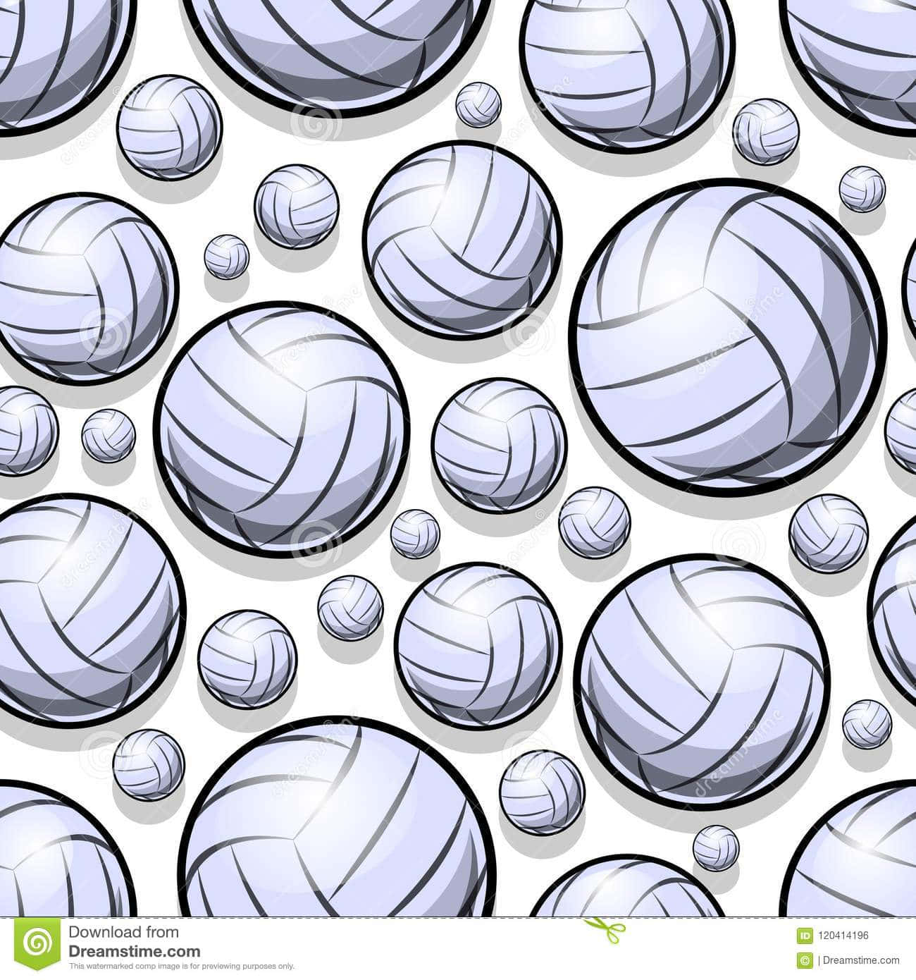 Volleyball at the ready Wallpaper
