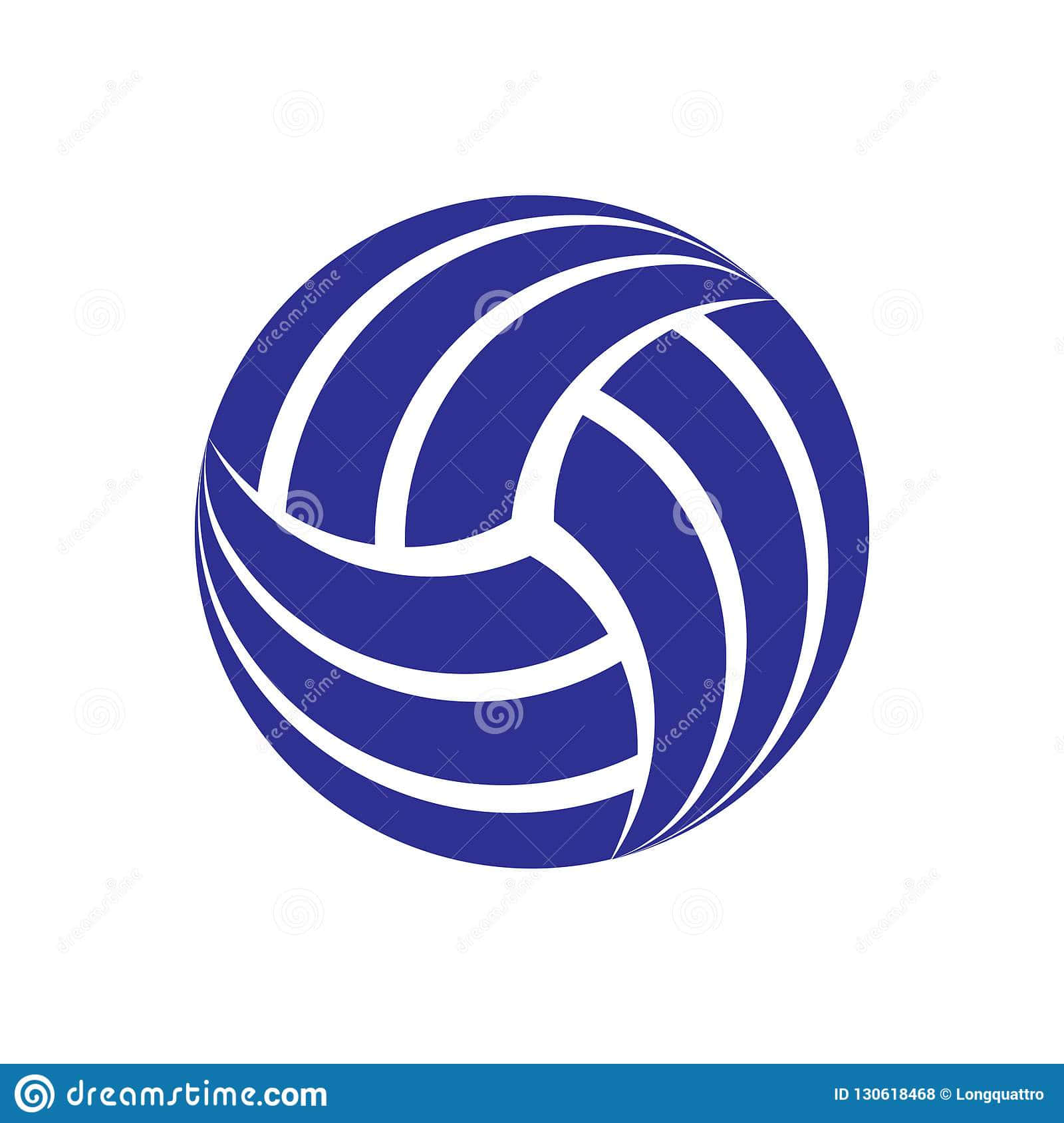 Volleybollboll Logotyp Stockvektor Bild Wallpaper