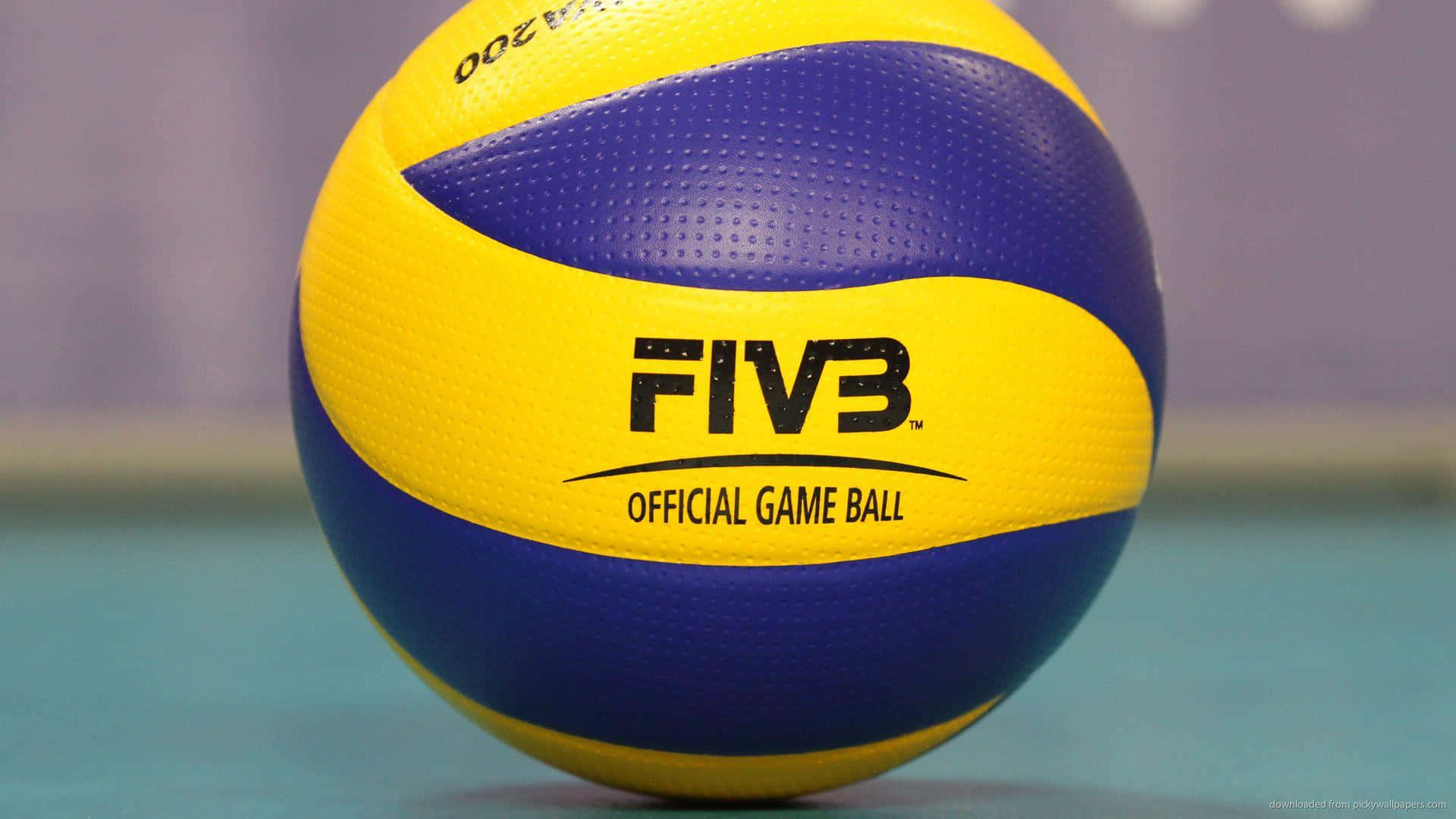 Experience the thrill of the game with a quality volleyball ball Wallpaper