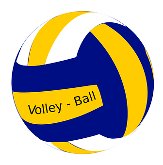 Volleyball Graphic Illustration PNG
