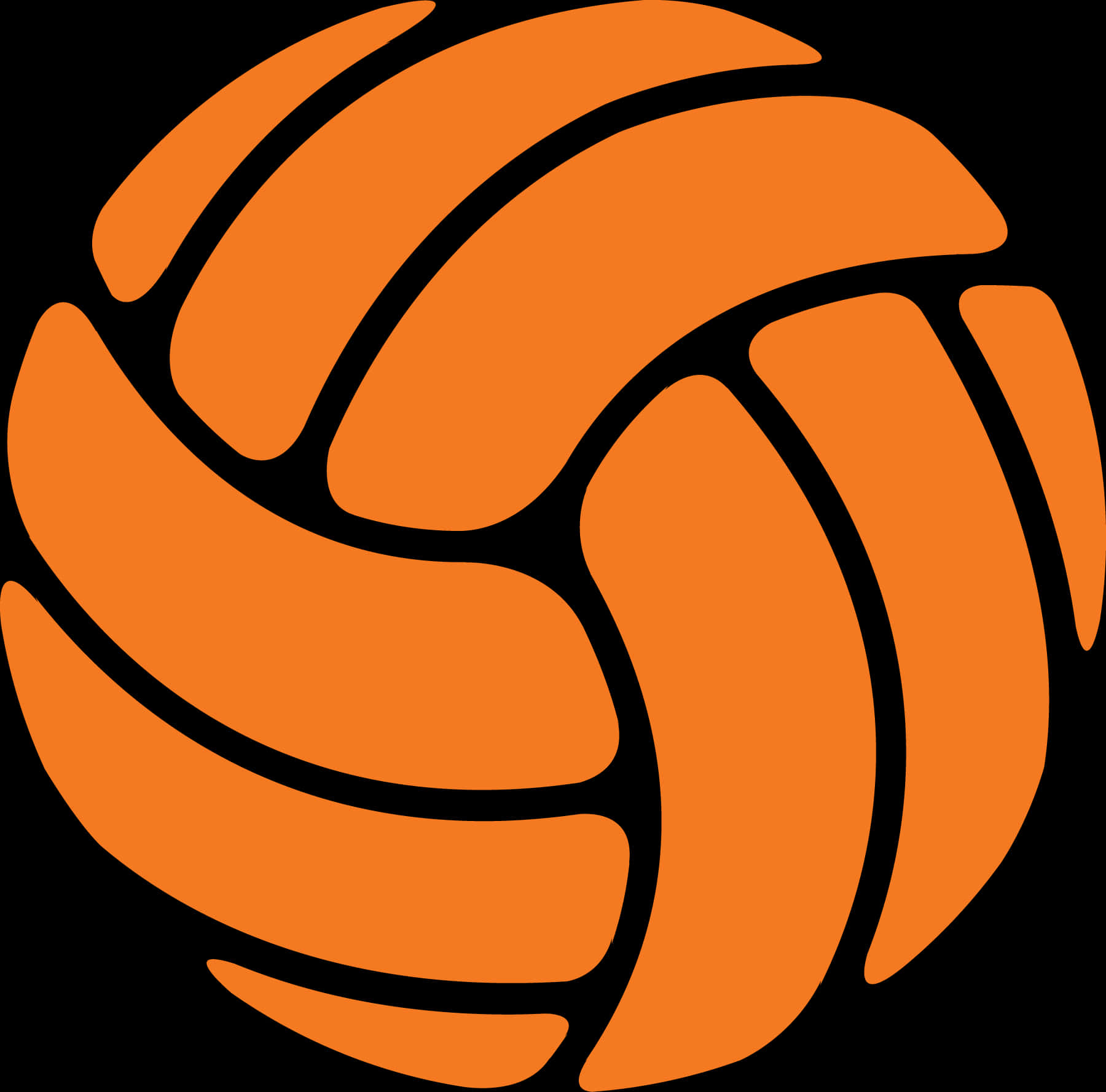 Volleyball Icon Graphic PNG