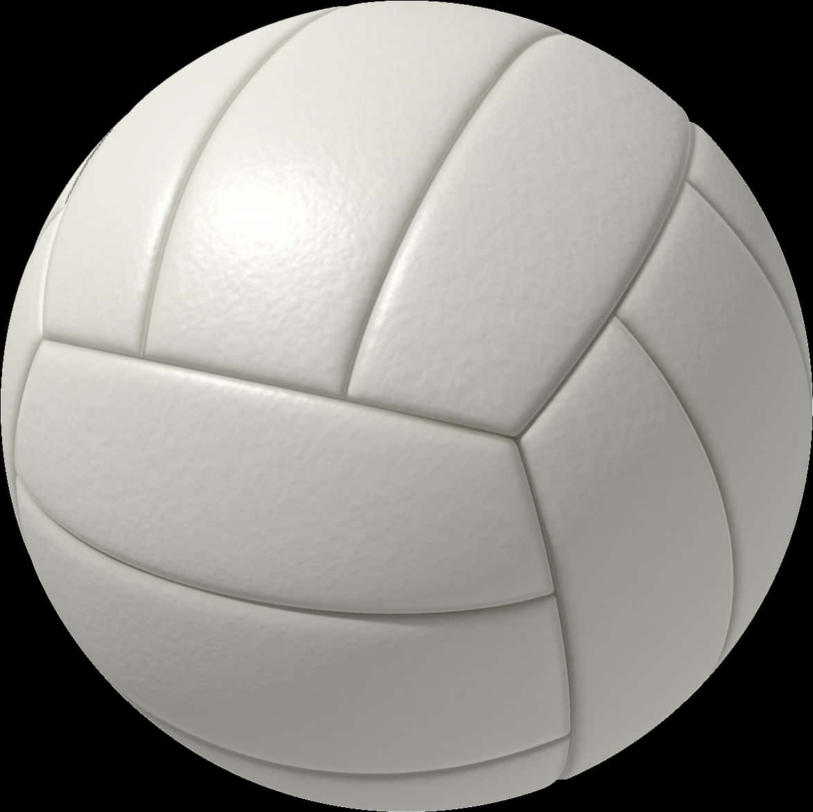 Volleyball Isolatedon Black Background PNG