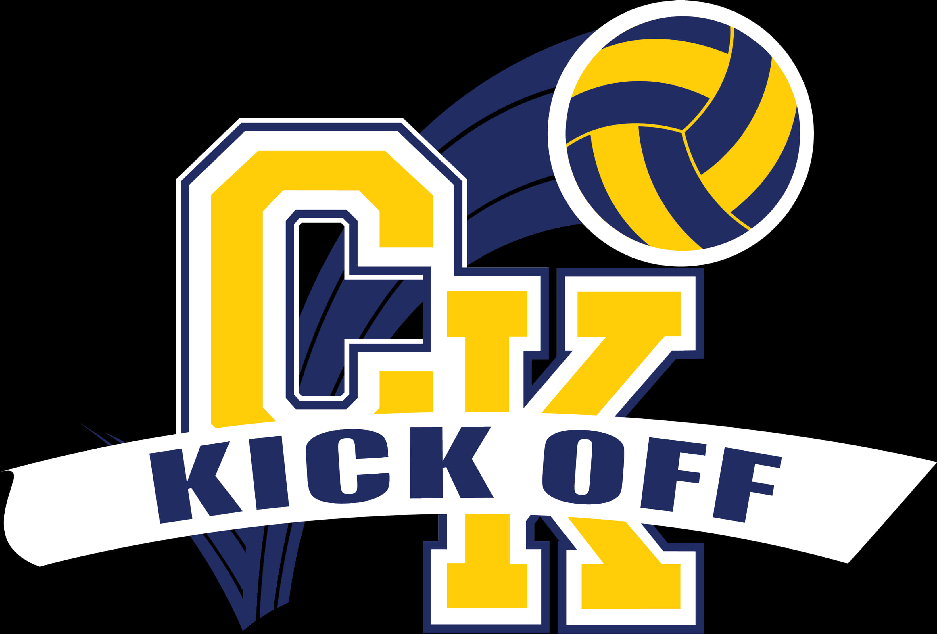 Volleyball Kickoff Event Logo PNG