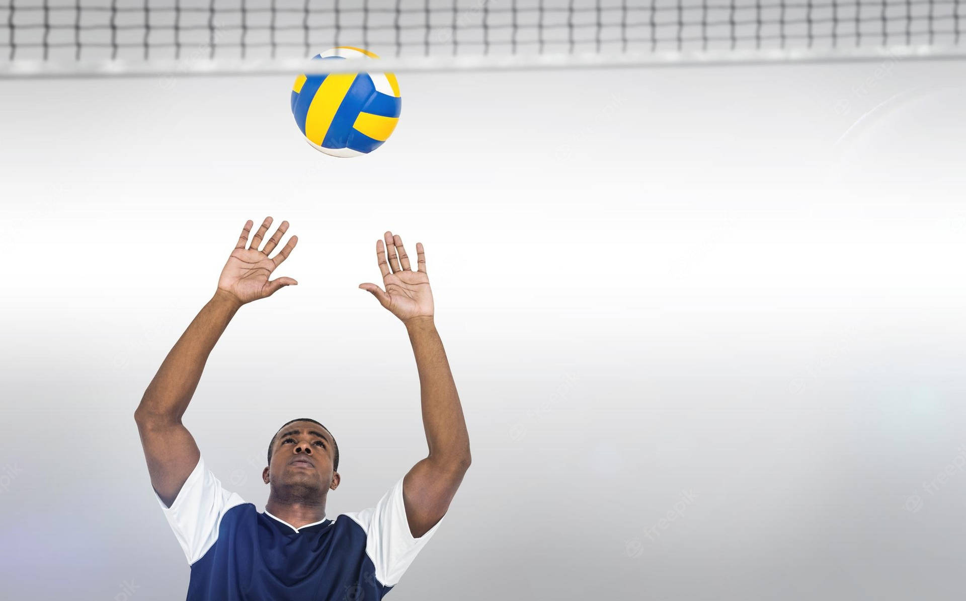 Hightech-volleyball Für Das Moderne Zeitalter. Wallpaper