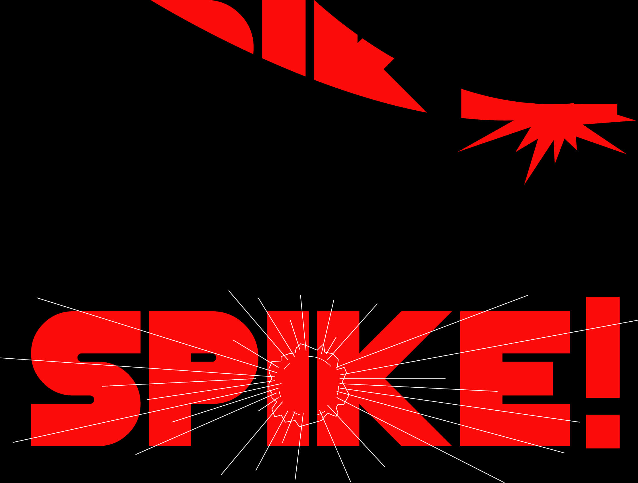 Volleyball Spike Graphic PNG