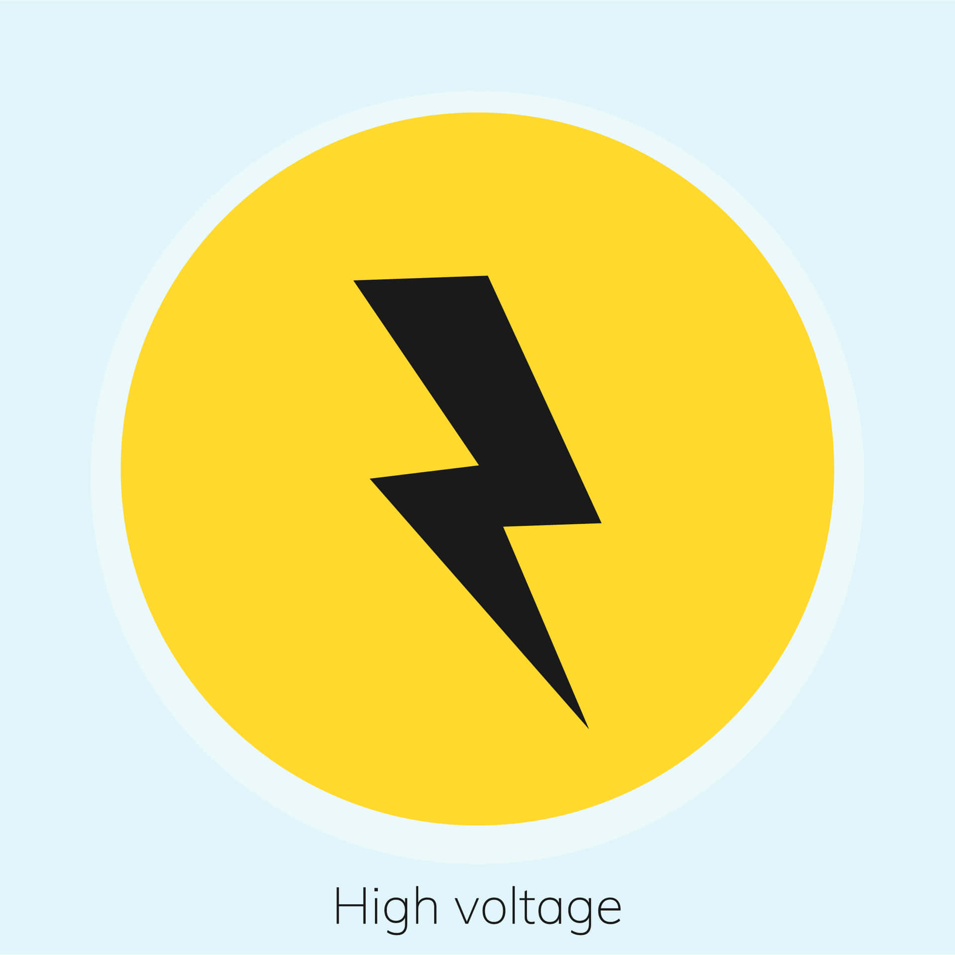 Minimalist High Voltage Picture