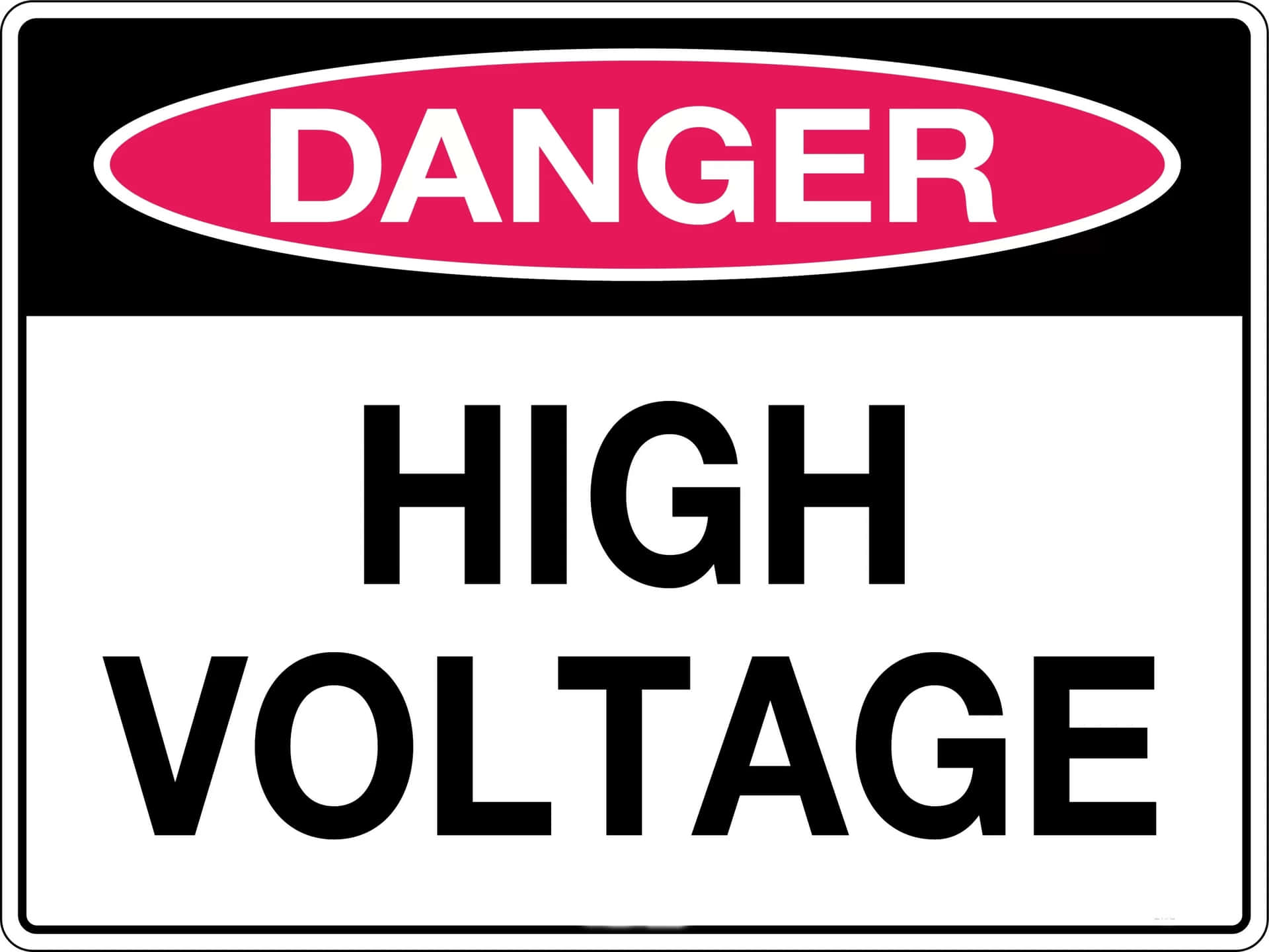 Danger High Voltage Warning Picture