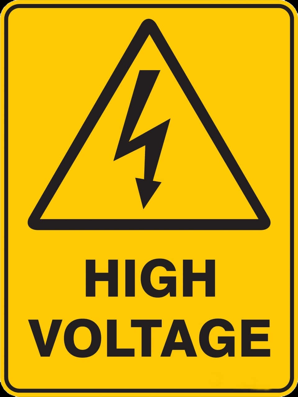 High Voltage Facility Signage Picture