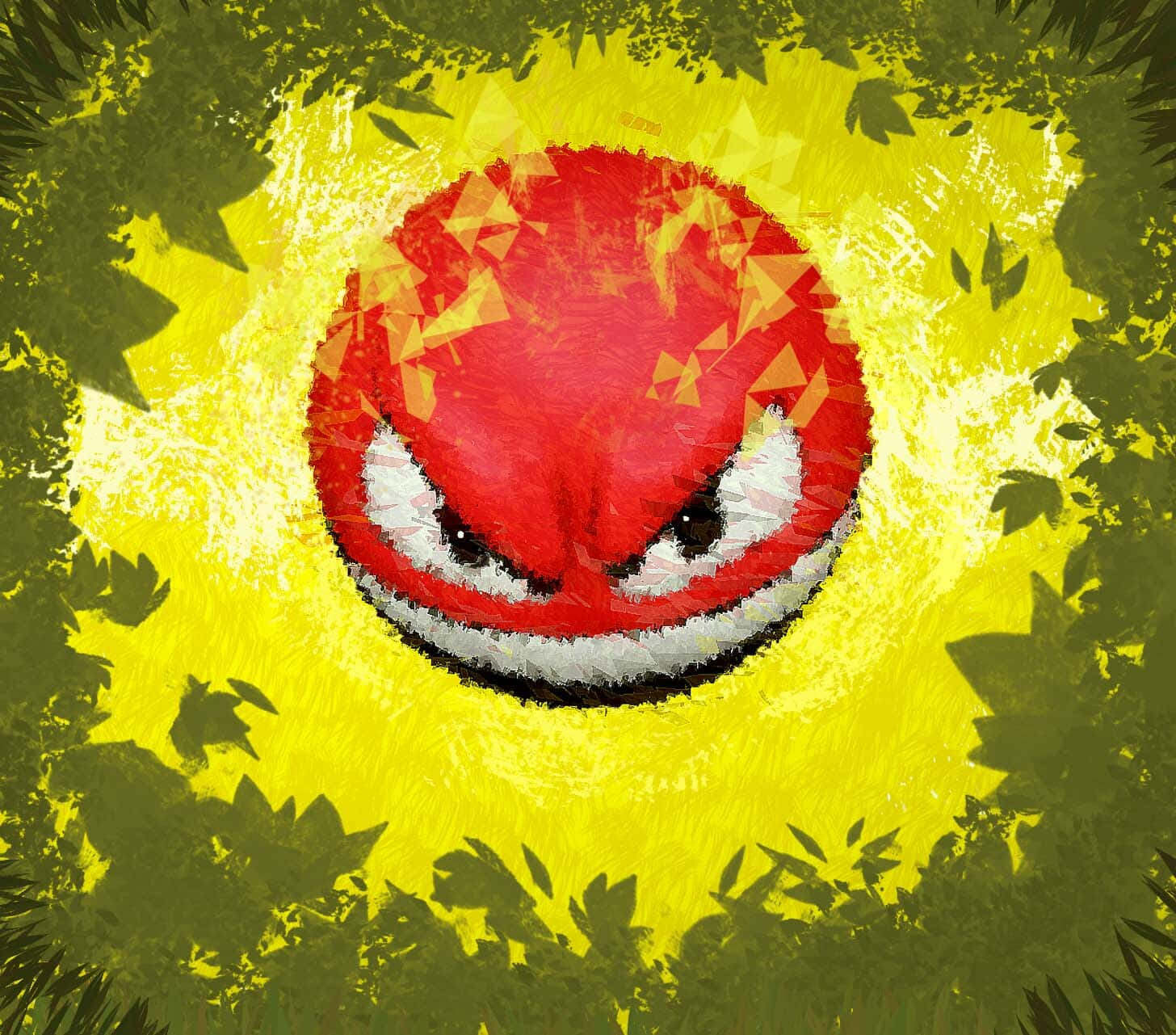 Download Shiny Voltorb: The Electric-type Pokémon Wallpaper
