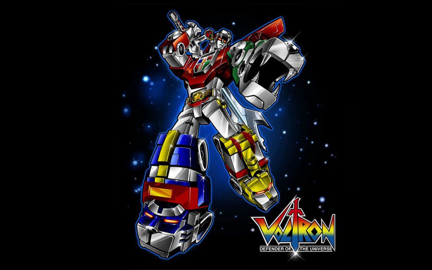 A Colorful Robot With A Red And Blue Color Scheme Wallpaper