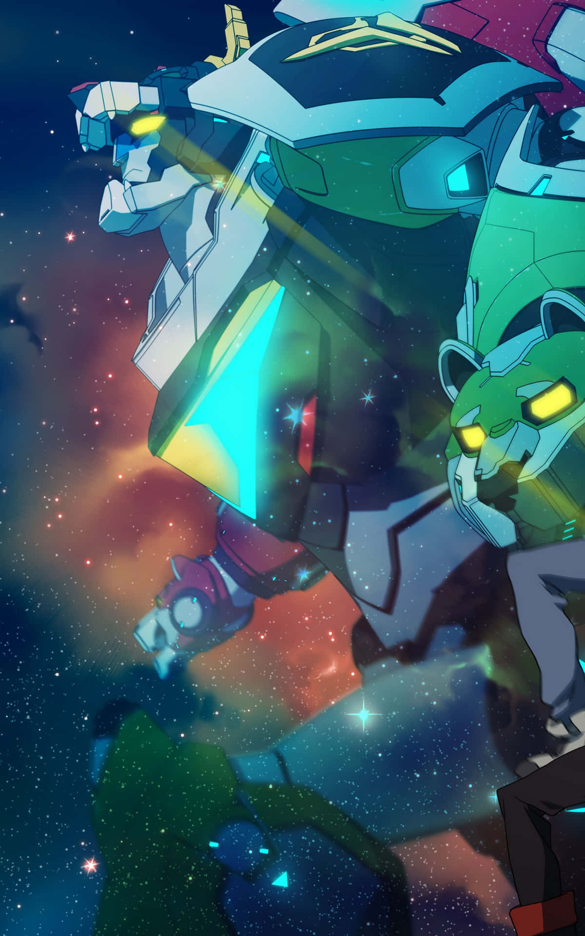 "Defend the Universe with Voltron" Wallpaper