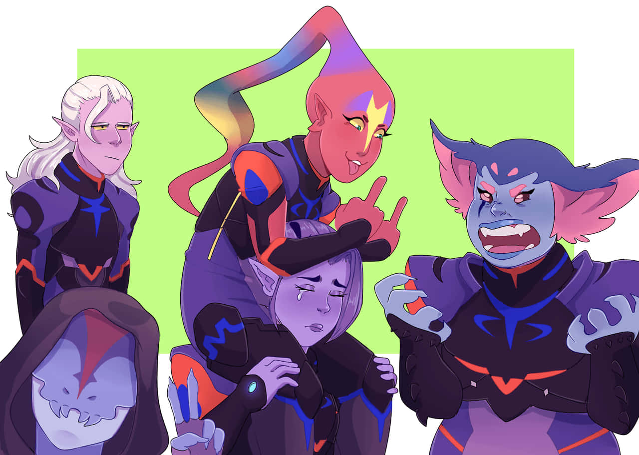 Voltron Anime Lotor And His Generals Wallpaper